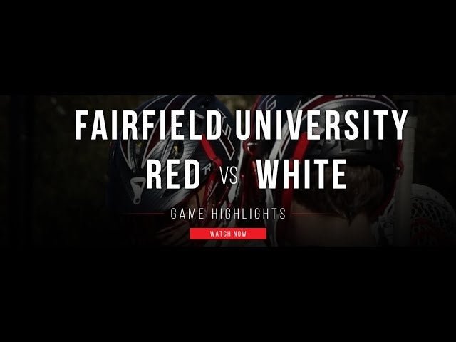 Fairfield University Red vs White Scrimmage - Lax.com