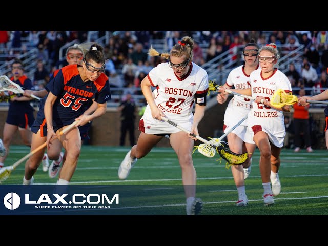 Syracuse vs Boston College | 2022 College Highlights - Lax.com