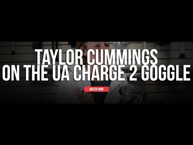 Taylor Cummings on the Under Armour Charge 2 TI Lacrosse Goggles - Lax.com