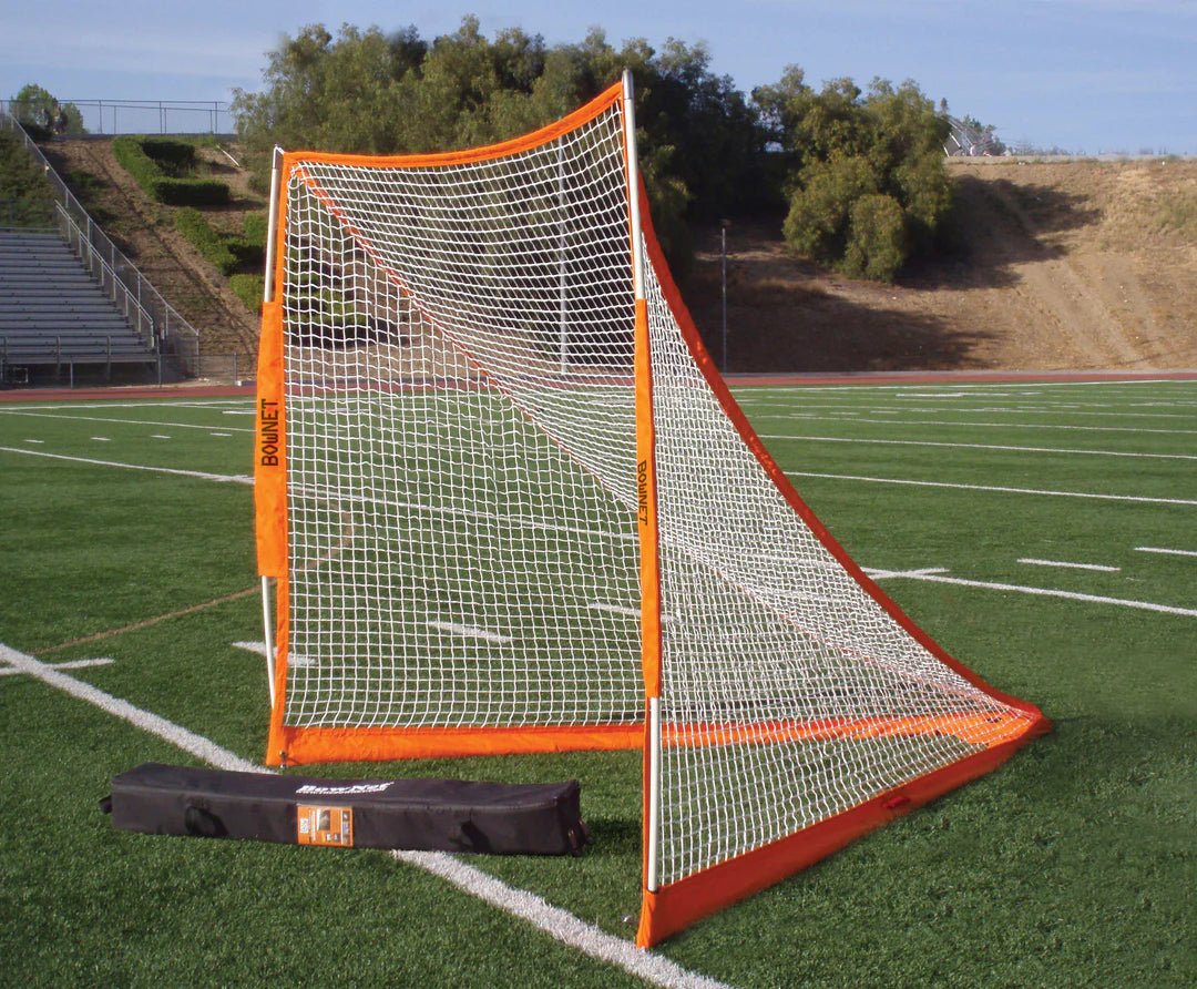 Bownet Portable Lacrosse Goal Goals Orange Lax.com