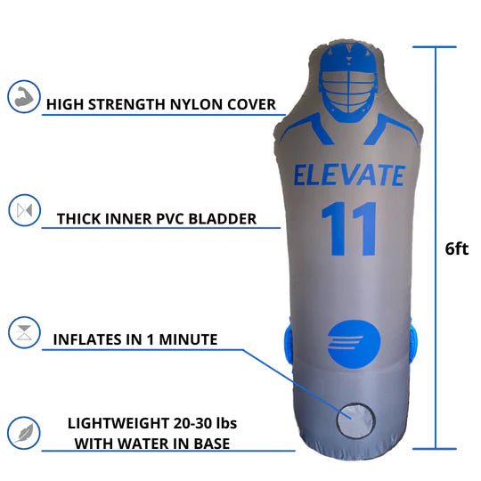 Elevate Sports 11th Man Pack - Goalie Pro + Defender Pro Lacrosse Dummy Pack Training Equipment Lax.com