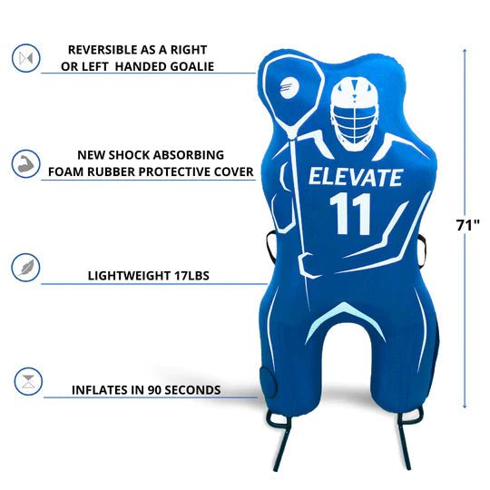 Elevate Sports 11th Man Pack - Goalie Pro + Defender Pro Lacrosse Dummy Pack Training Equipment Lax.com