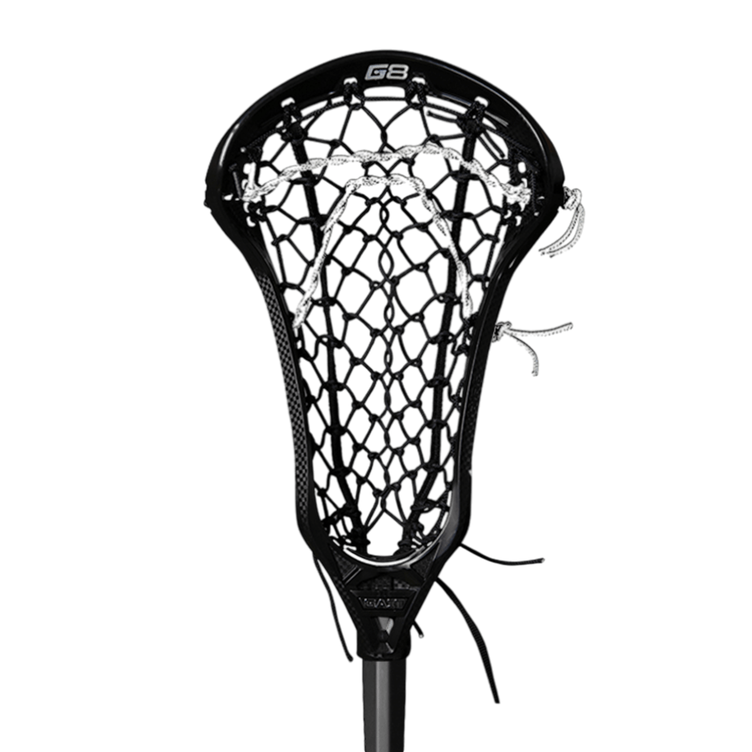 Gait Whip 2 Complete Stick with Flex Mesh - Charlotte North Edition Women's Complete Sticks Gait - Whip2CSFMCN - BLK/WH Black/White Lax.com