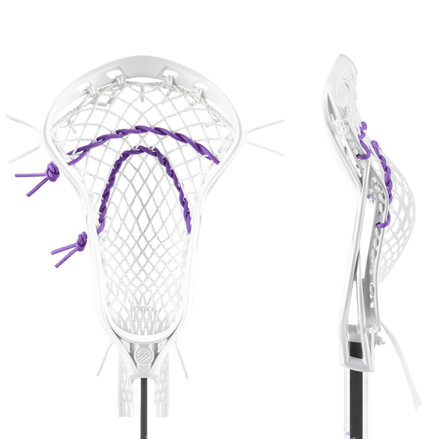 Maverik Ascent ST Complete Stick Women's Complete Sticks White/Purple Lax.com