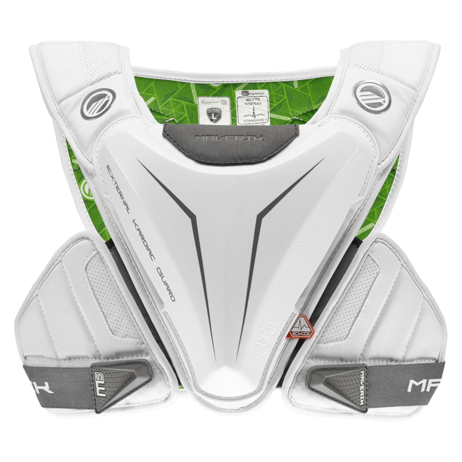 Maverick youth large lacrosse chest protector 2024 NOCSAE