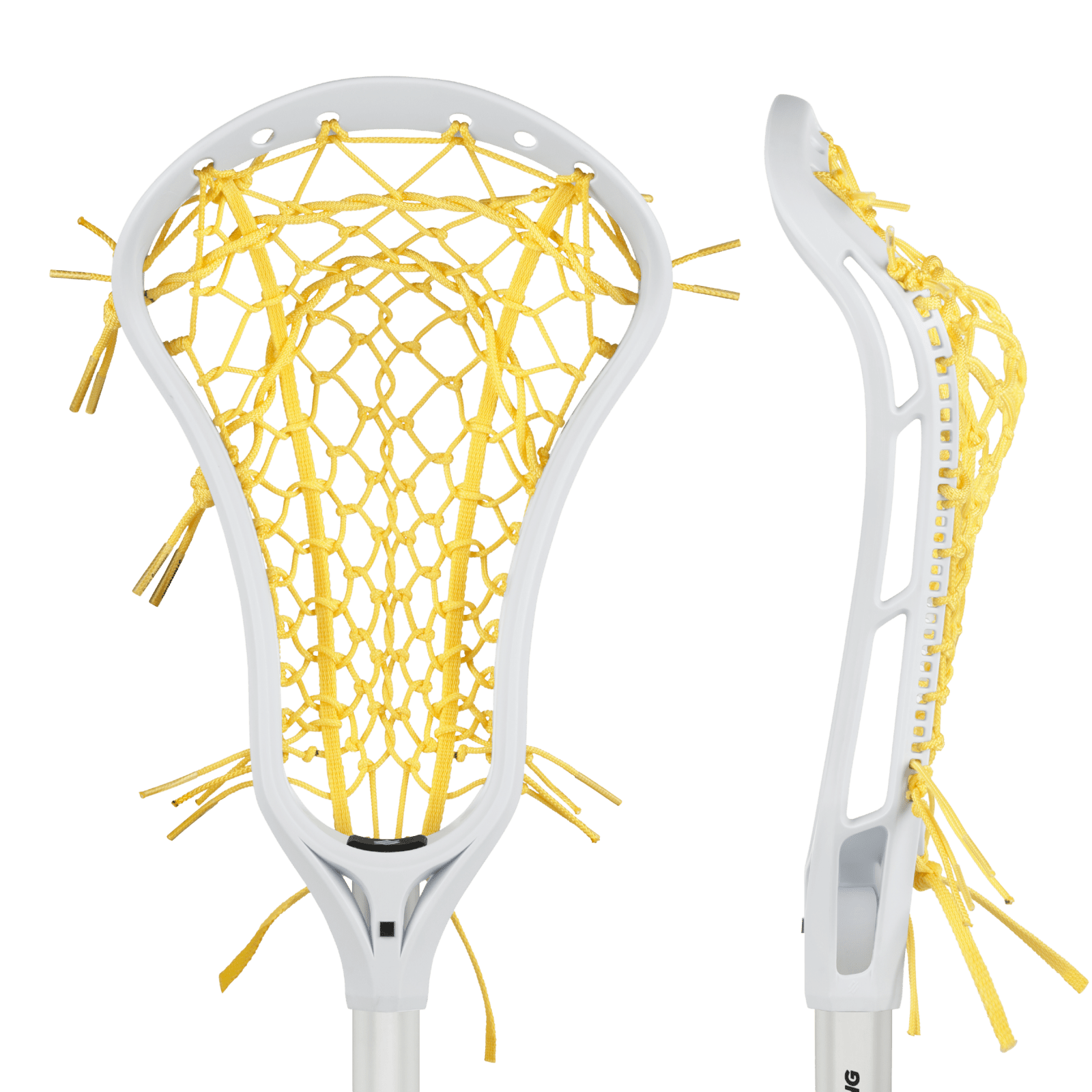 StringKing Complete Metal Tech Trad Complete Stick Women's Complete Sticks White/Yellow Lax.com