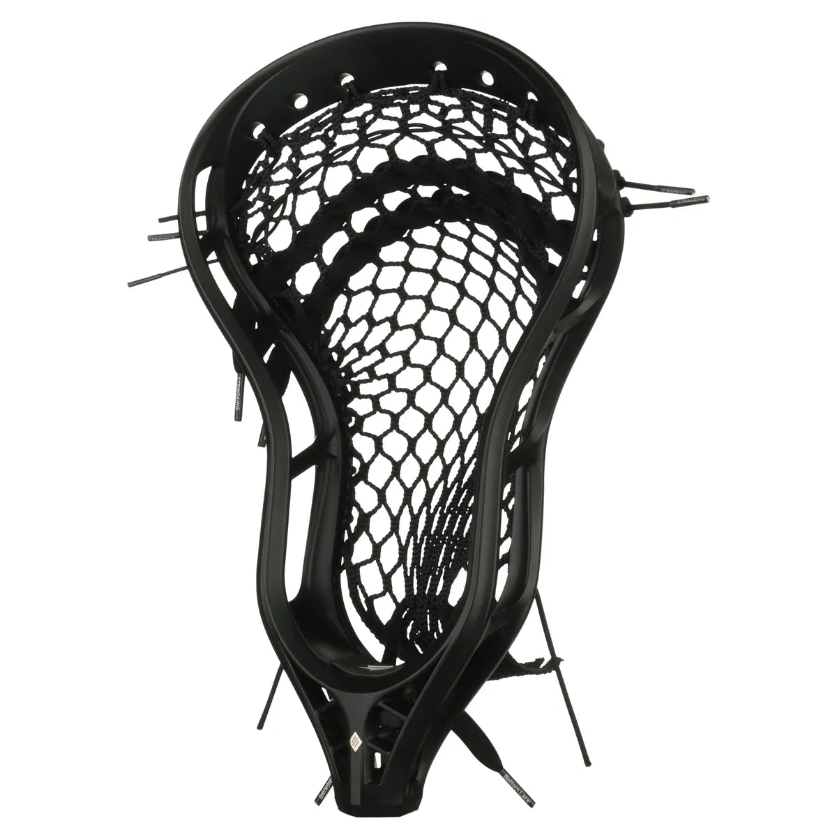 StringKing Mark 2D Strung Lacrosse Head Men's Pre - Strung Heads Black Lax.com