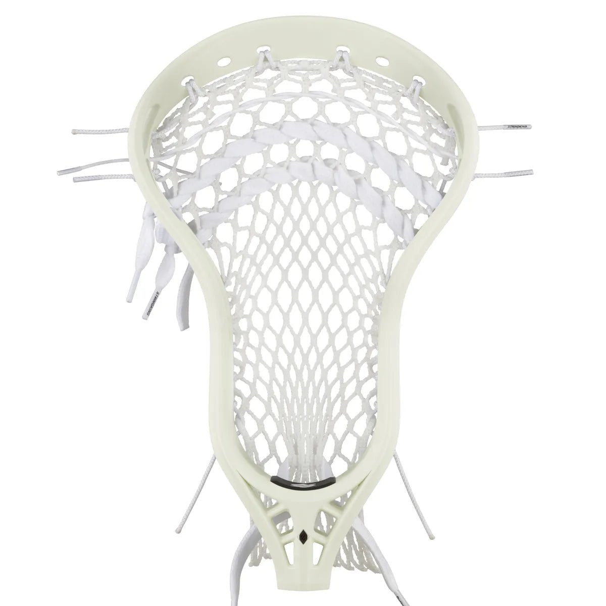 StringKing Mark 2V Strung Lacrosse Head Men's Pre - Strung Heads White Lax.com