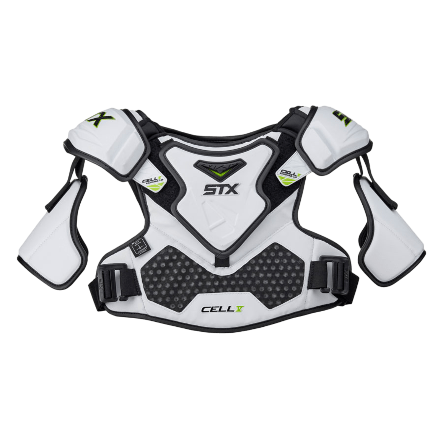 STX Cell 5 Shoulder Pad Shoulder Pads White Lax.com