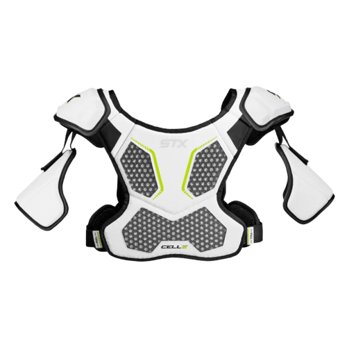 STX Cell 6 Shoulder Pad Shoulder Pads White Lax.com