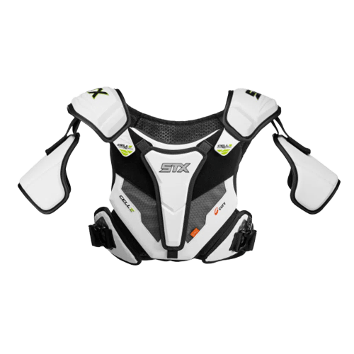 STX Cell 6 Shoulder Pad Shoulder Pads White Lax.com