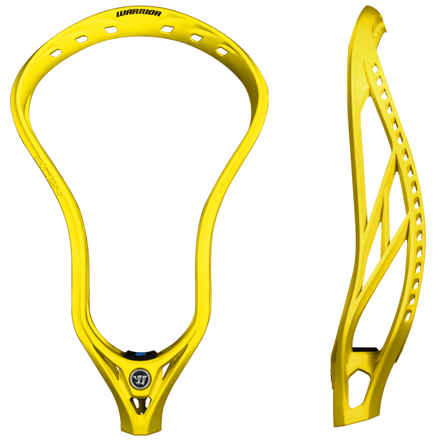 Warrior Evo QX Lacrosse Head Men's Head LE Rad Yellow Lax.com