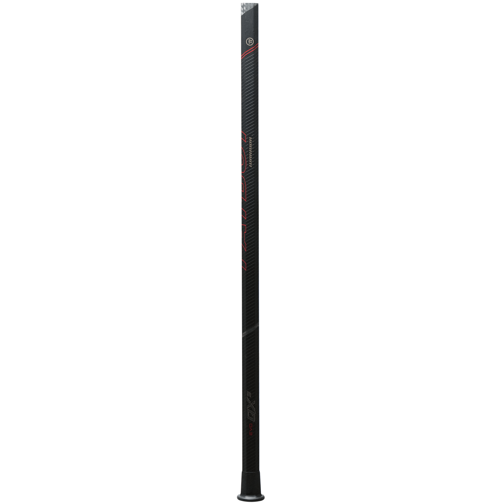 Warrior Fatboy Evo QX2 Carbon Lacrosse Shaft Men's Shaft Black/Red Lax.com