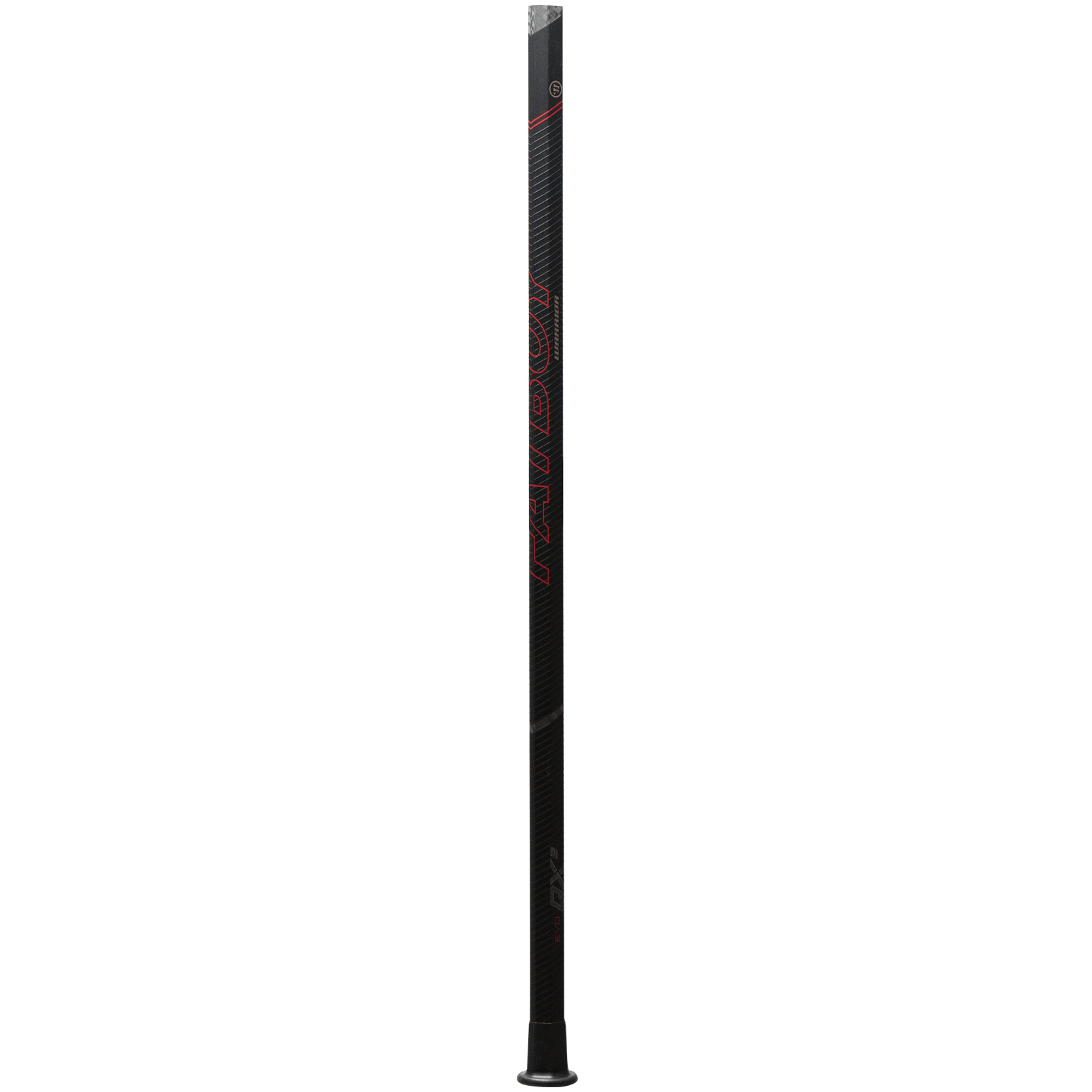 Warrior Fatboy Evo QX2 Carbon Lacrosse Shaft Men's Shaft Black/Red Lax.com