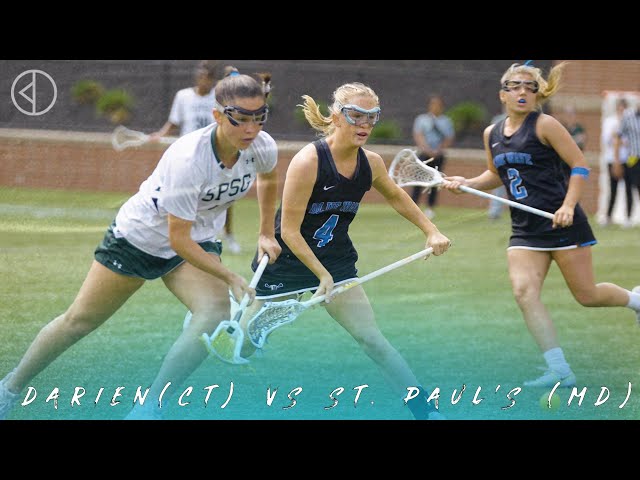 #1 Darien (CT) vs #3 St. Paul's (MD) | 2023 High School Highlights - Lax.com