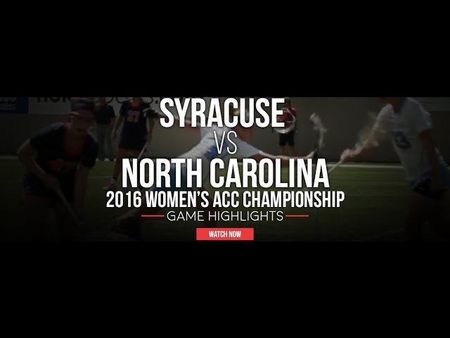 2016 Womens ACC Championship - Lax.com