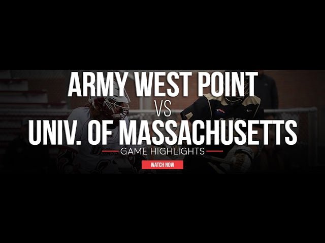 Army vs UMass 2017 Lacrosse Highlights - Lax.com