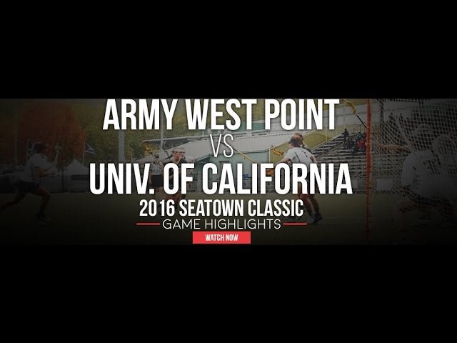 Army West Point vs California | 2016 Seatown Classic - Lax.com