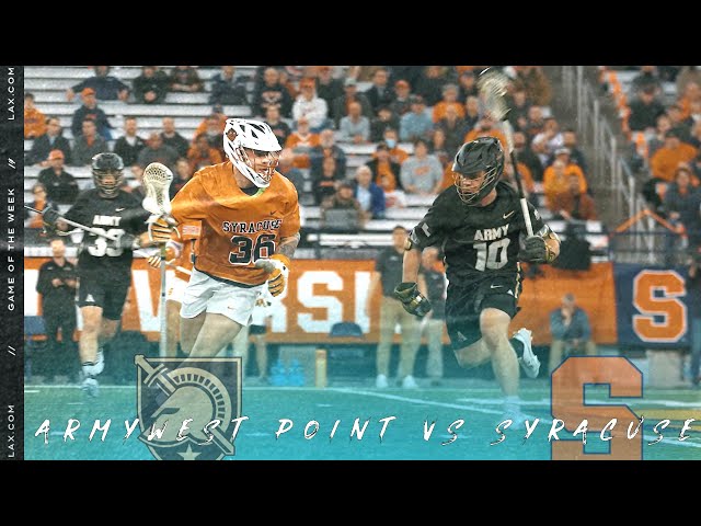 Army West Point vs Syracuse | Lax.com Game of the Week - Lax.com