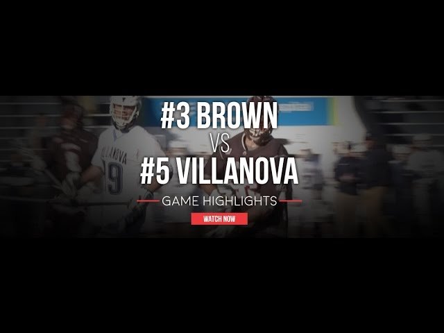 Brown vs Villanova - Lax.com