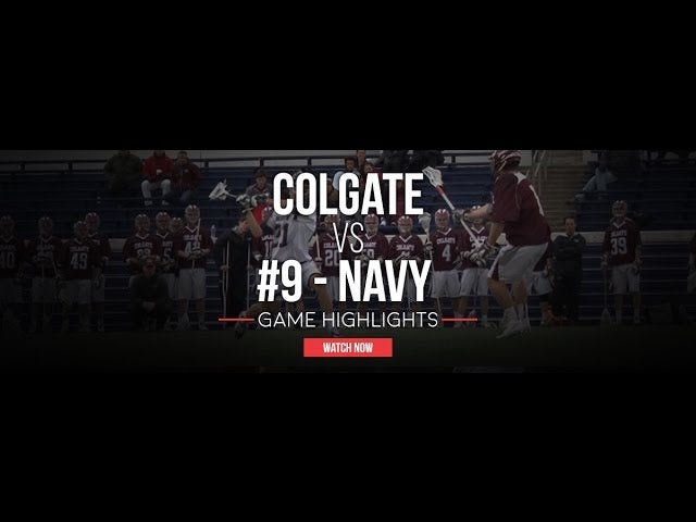 Colgate vs. Navy - Lax.com