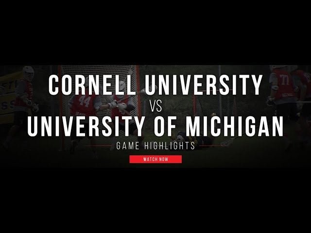 Cornell vs Michigan - Lax.com