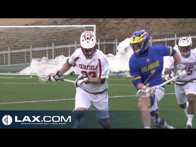 Delaware vs Fairfield | 2021 College Highlights - Lax.com