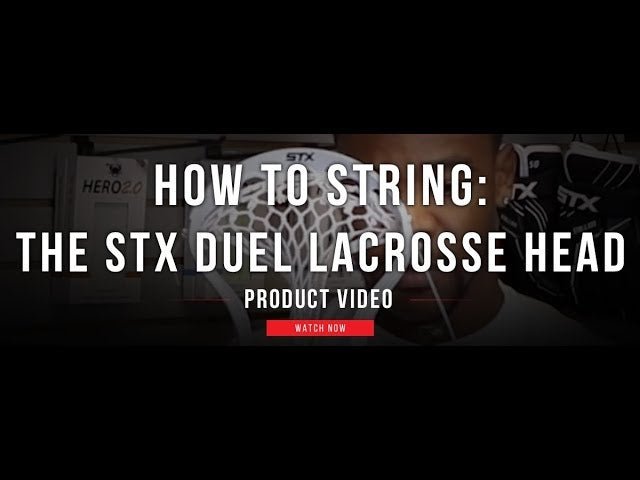 How To String A Face-Off STX Duel Lacrosse Head - Lax.com