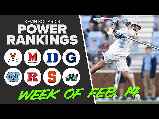 Lax.com's D1 Power Rankings - Week One - Lax.com