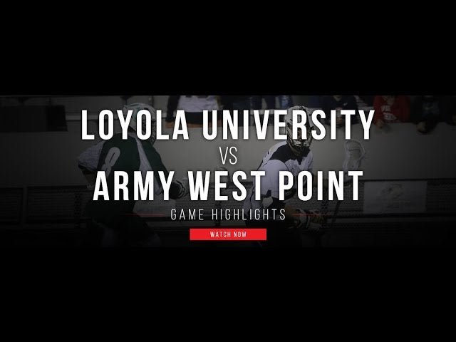 Loyola University vs Army West Point Lacrosse Highlights - Lax.com