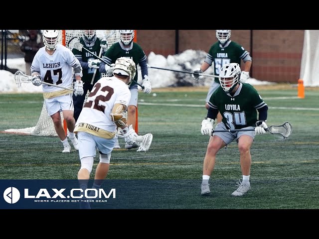 Loyola University vs Lehigh University | 2021 College Highlights - Lax.com