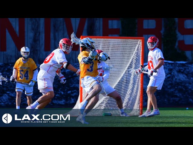 Merrimack vs Boston University  | 2022 College Highlights - Lax.com