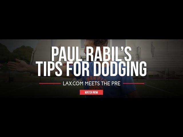 Paul Rabil's Three Tips for Dodging - Lax.com