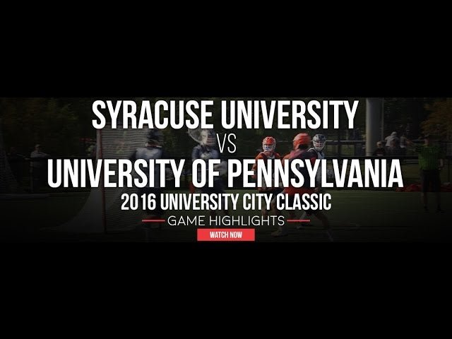 Syracuse vs UPENN|University City Classic - Lax.com