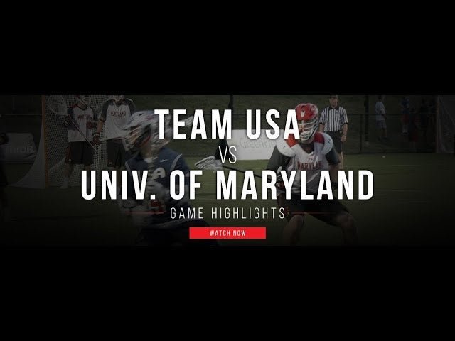 Team USA vs Maryland - Lax.com