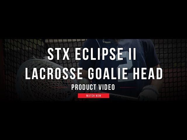 The New STX Eclipse 2 Goalie Head Complete Lacrosse Stick - Lax.com