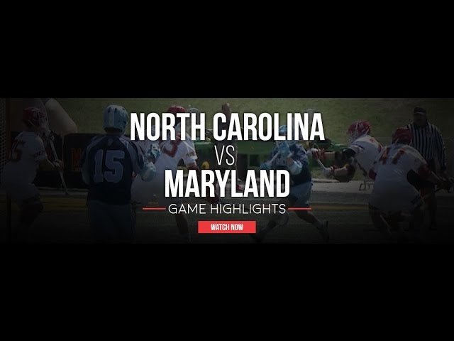 UNC vs Maryland - Lax.com