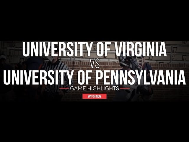 Univ. of Virginia vs Univ. of Pennsylvania - Lax.com