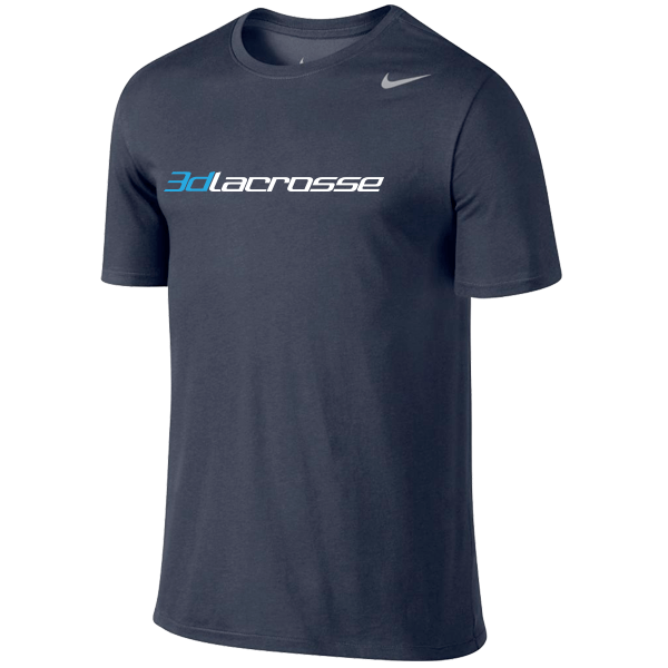 3d Nike Dri - FIT Cotton 2.0 Tee Apparel Tops Blue - 451 Lax.com