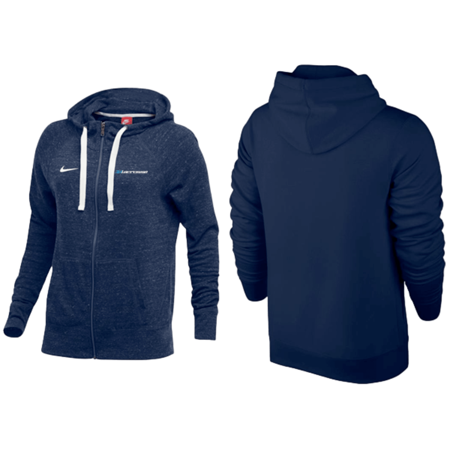 3d Nike Gym Vintage Hoodie Full Zip Apparel Tops 3D - 867307 - 419 - L Navy - 419 Lax.com