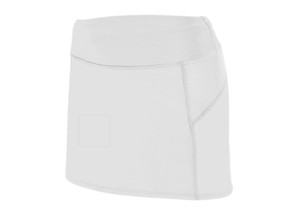 Augusta LADIES FEMFIT SKORT Apparel Bottoms White Lax.com