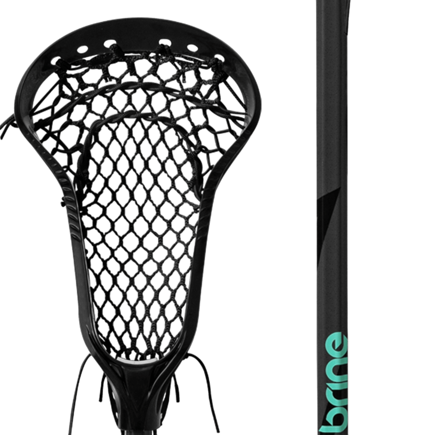 Brine Edge Jr. Complete Stick Women's Complete Sticks Brine - EDGEJR3 - BK Black Lax.com