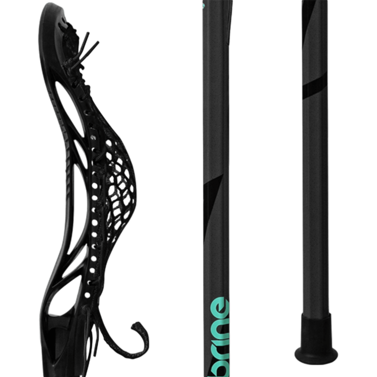 Brine Edge Jr. Complete Stick Women's Complete Sticks Brine - EDGEJR3 - BK Black Lax.com