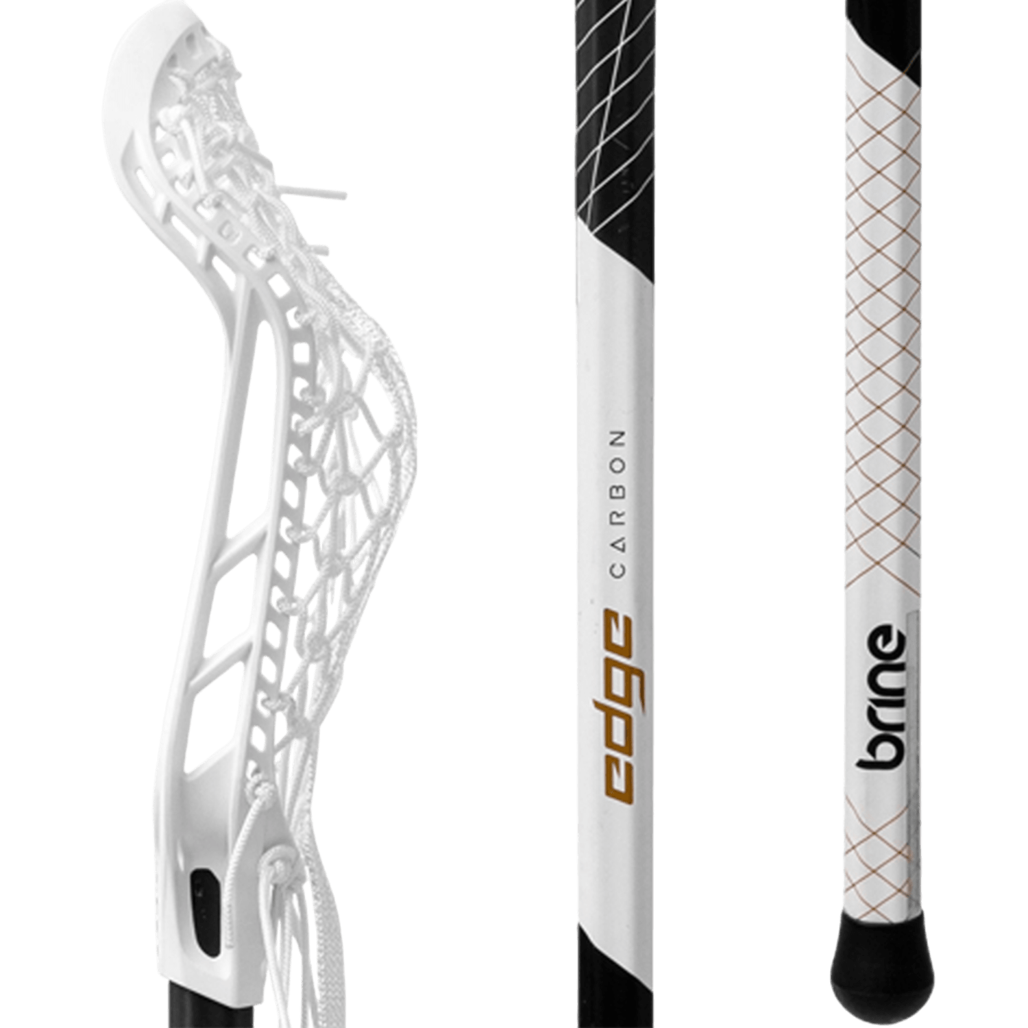 Brine Edge Pro Mesh Complete Stick Women's Complete Sticks Brine - EDGECAR3 - BK Black Lax.com