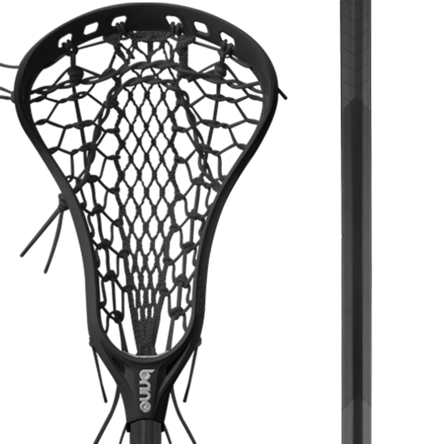 Brine Edge Pro Mesh Complete Stick Women's Complete Sticks Brine - EDGECAR3 - BK Black Lax.com