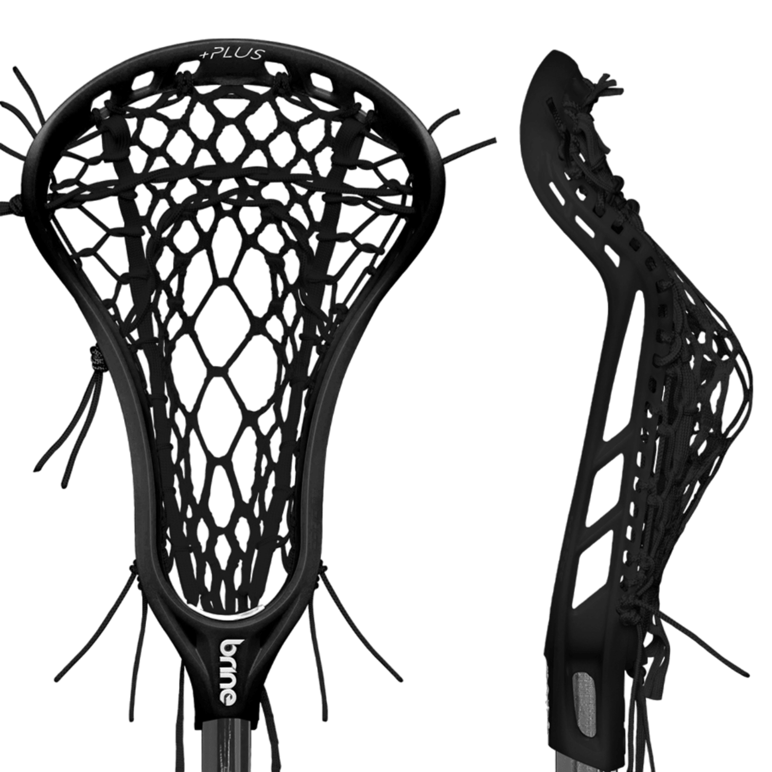 Brine Edge Pro Plus Head Strung Women's Head Brine - EDGEPPSH2 - BK Black Lax.com