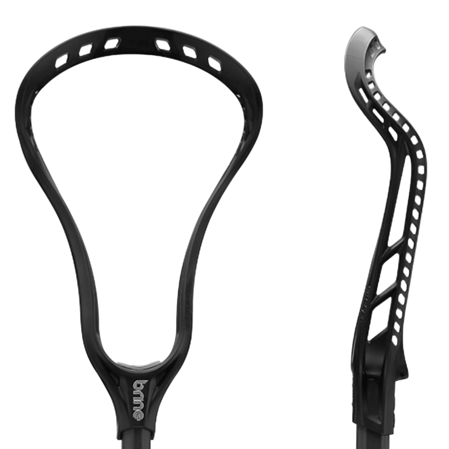 Brine Edge Pro Unstrung Women's Head Brine - UEDGPR1 - BK Black Lax.com