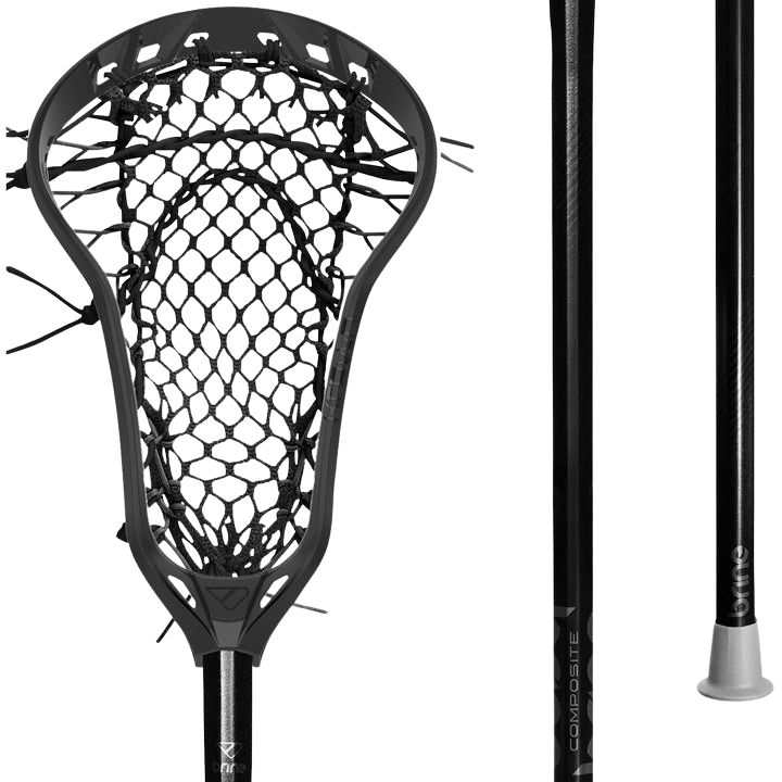 Brine Krown Lacrosse Complete Stick Women's Complete Sticks Black Lax.com