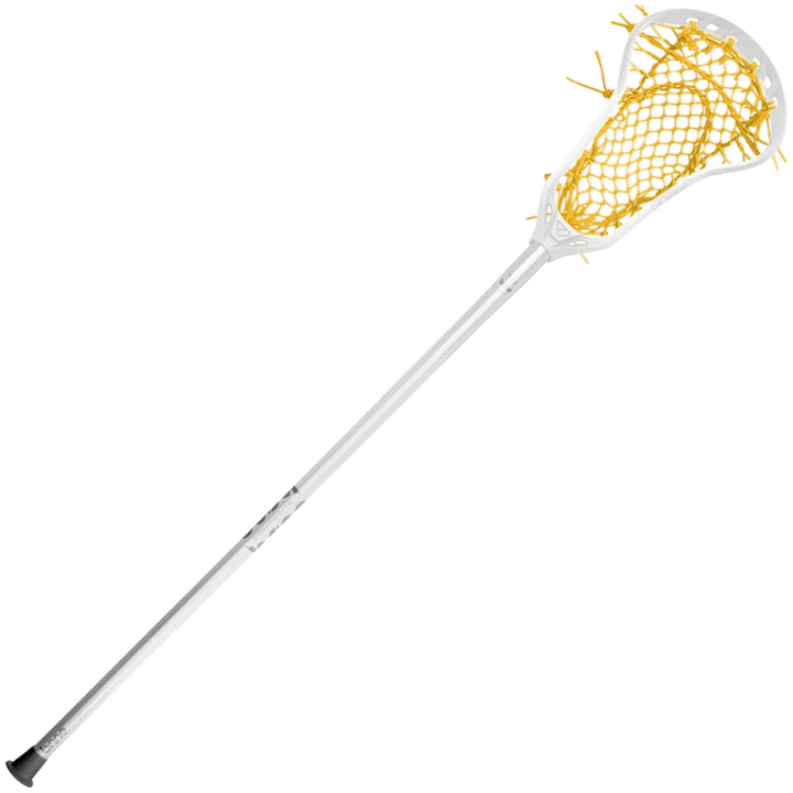 Brine Krown Lacrosse Complete Stick Women's Complete Sticks White/Yellow Lax.com