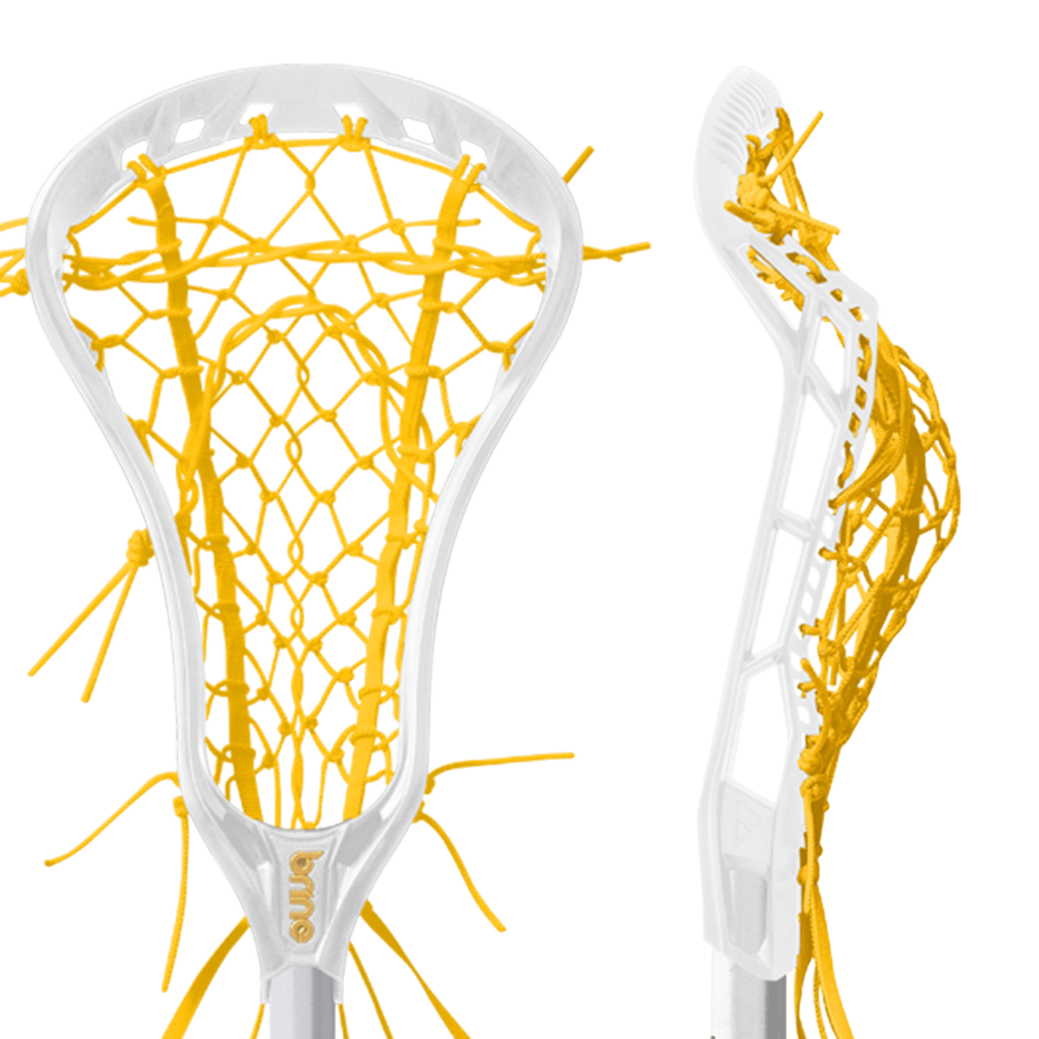 Brine Krown Pro Head Strung Women's Head War - KRWNPSH3 - WYL White/Yellow Lax.com